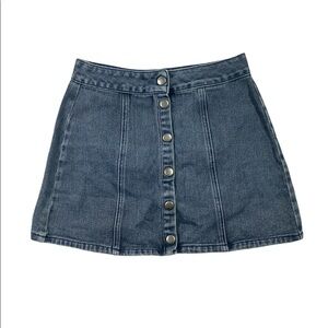 Brandy Melville Button Denim Mini Skirt Size 25